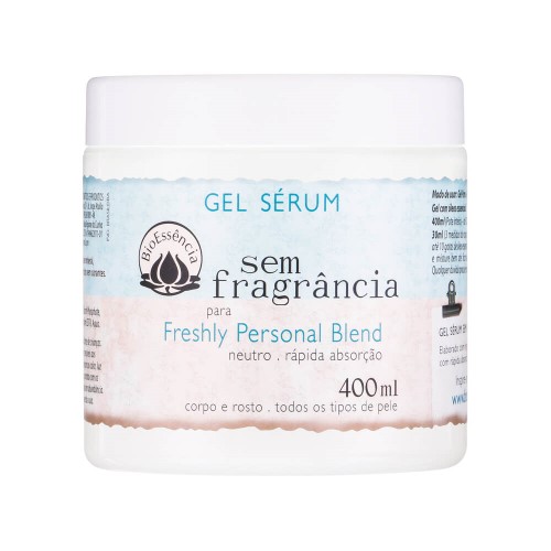 Gel Sérum Hidratante Natural sem Fragrância 400ml – BioEssência