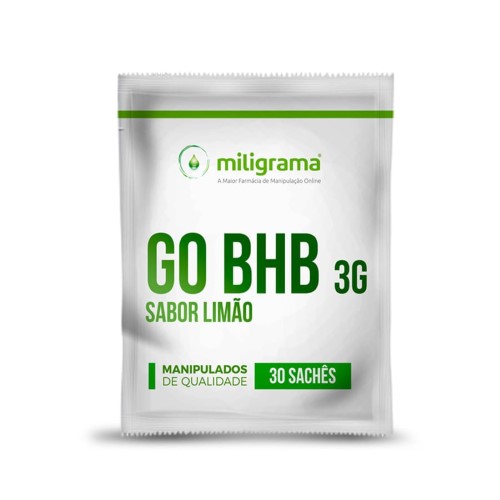 GO BHB 3g 30 Sachês Sabor Limão