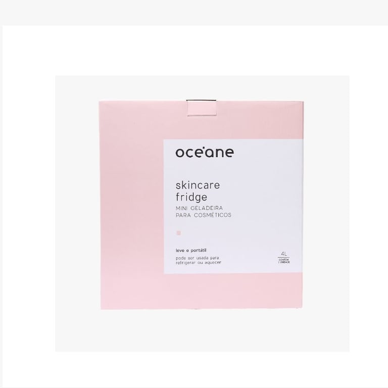 Mini Geladeira Océane Skincare 4 Litros Bivolt