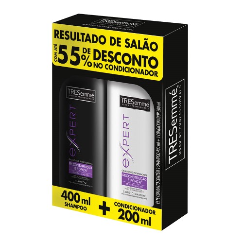 Shampoo + Condicionador TRESemmé Reconstrução e Força