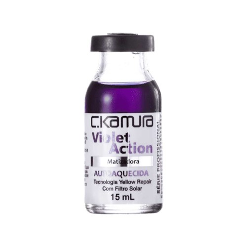 Ampola de Tratamento C.Kamura Violet Action Matizadora com 15ml