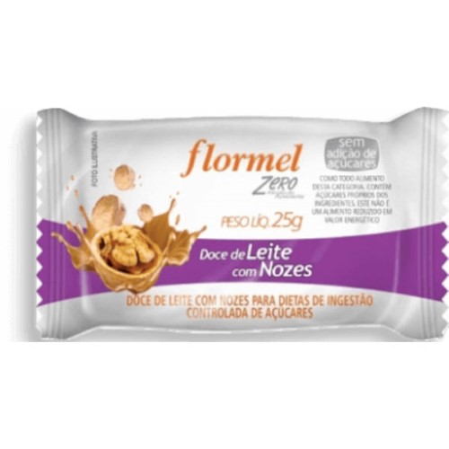 Doce de Leite com Nozes Flormel Zero Açúcar com 20g