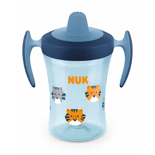 Copo Trainer NUK Evolution Bico TPE Azul de 230ml com 1 unidade