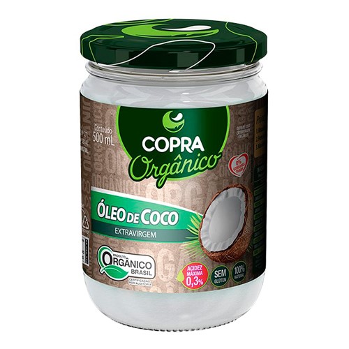 Óleo de Coco Extra Virgem Orgânico - Copra - 500ml