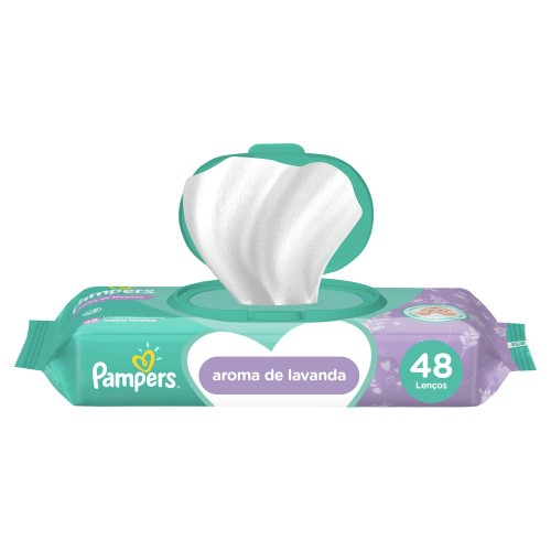 Lenços Pampers Lavanda 48 unidades