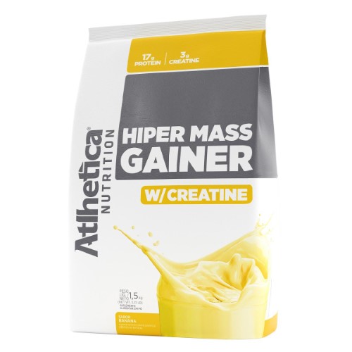 Hiper Mass Gainer Atlhetica Nutrition W/Creatine Banana 1,5kg