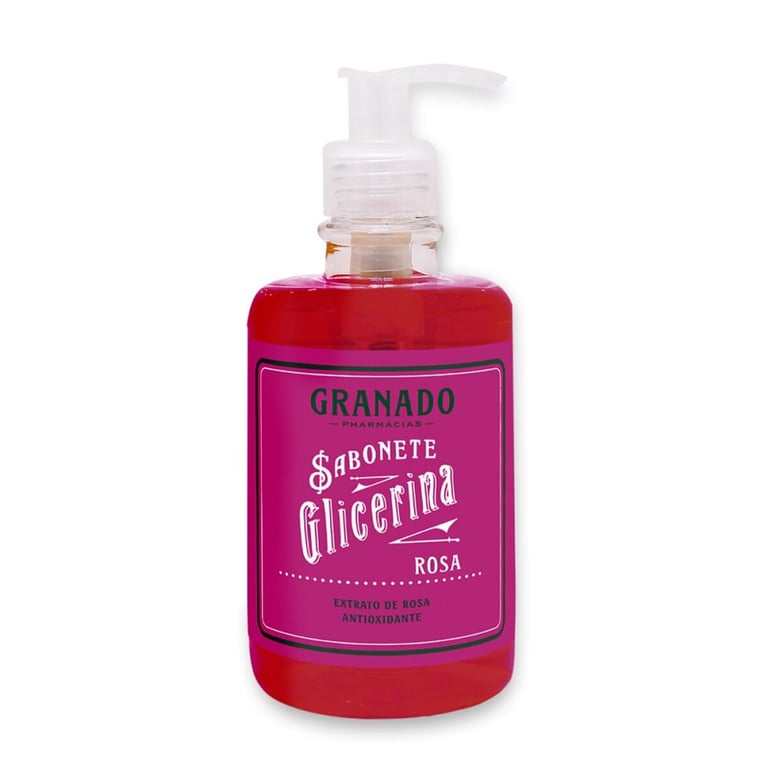 Sabonete Líquido Granado Glicerina Rosas 300ml