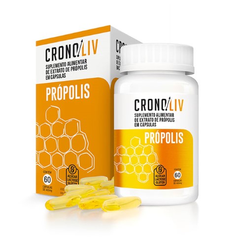 Cronoliv Própolis 60 Cápsulas