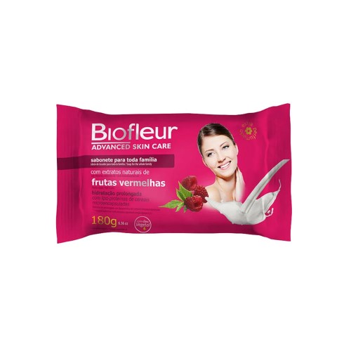 Sabonete Biofleur 180g Fleur Frutas Vermelhas