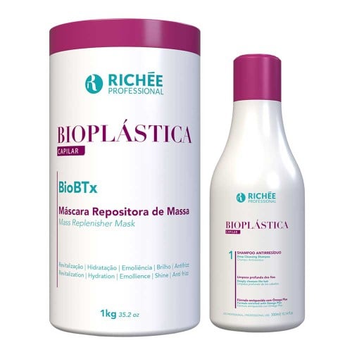 Richée Professional Kit Shrink Bioplastica Capilar Shampoo+ Mascara repositora