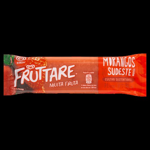 Sorvete Kibon Fruttare Morango 81g