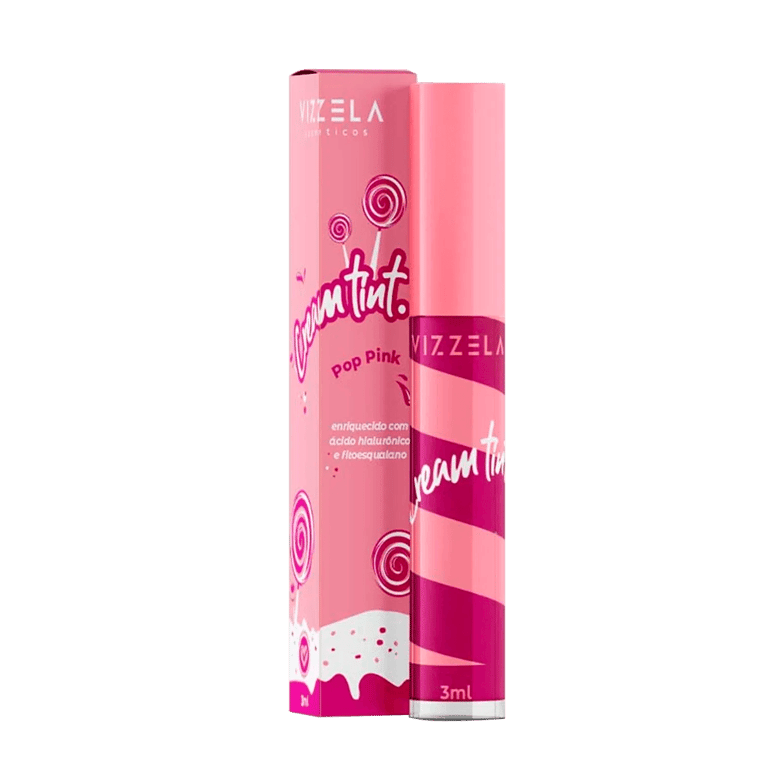 Vizzela Cosméticos Lollipop Pop Pink - Cream Tint 3ml