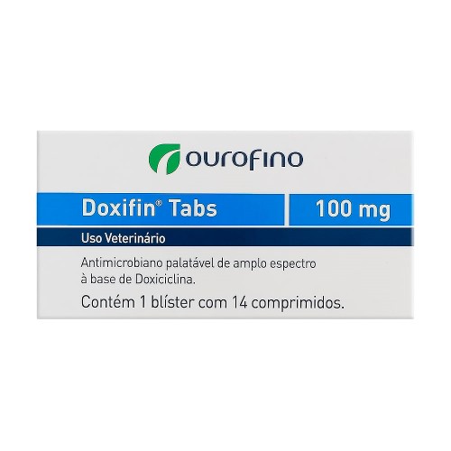 Doxifin 100mg Uso Veterinário com 14 Comprimidos