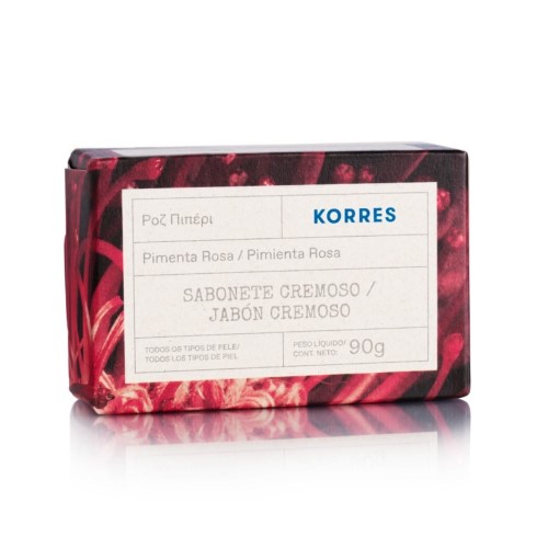 Sabonete Em Barra Korres Pimenta Rosa 90g