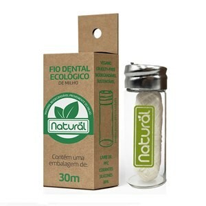 Fio Dental Ecológico de Milho Natural com 1 unidade de 30m