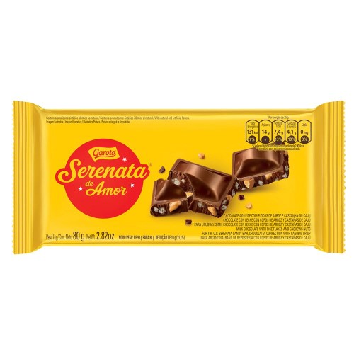 Chocolate Garoto Serenata de Amor 80g