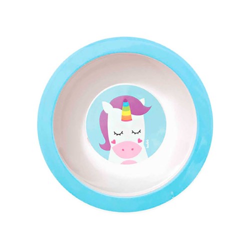 Prato Bowl Buba Baby Animal Fun Unicórnio com 1 unidade