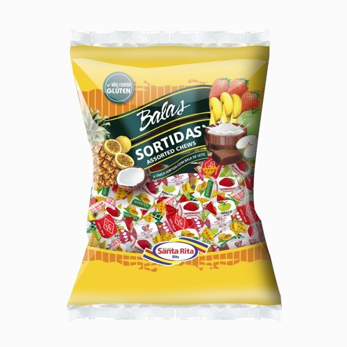 Balas Santa Rita Fantasia Sortidas 150g