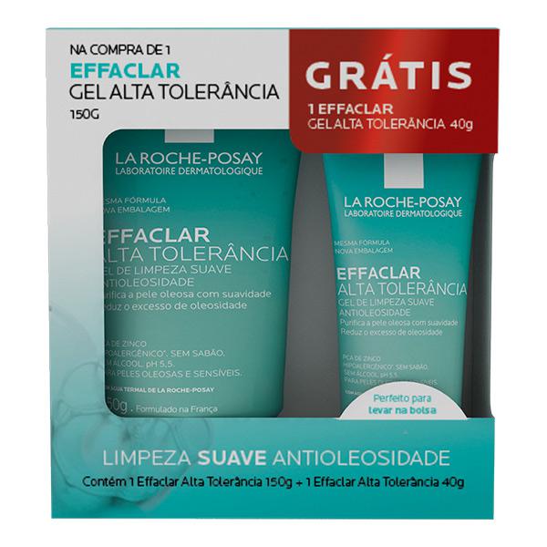 La Roche-Posay Effaclar Alta Tolerância Kit - Gel de Limpeza 150ml + Gel de Limpeza 40ml