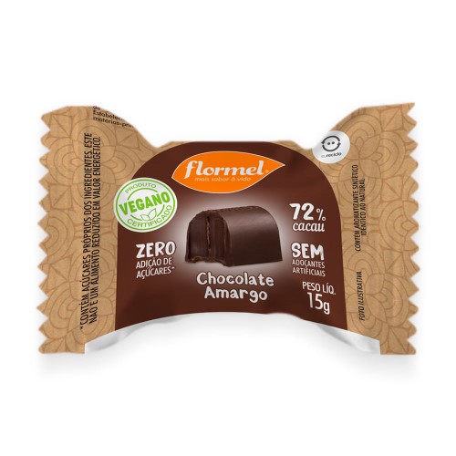 Flormel Bombom Choc Amargo 15G