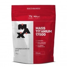 Mass Titanium 17500 Max Titanium Morango com 3kg