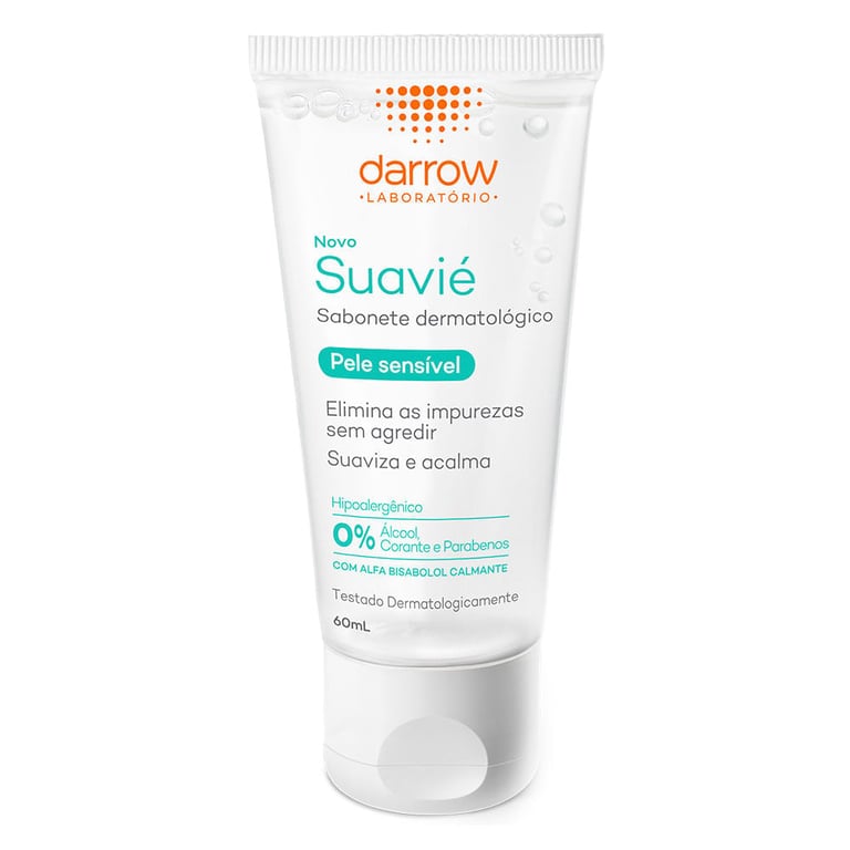 Sabonete Líquido Suavié Darrow Pele Sensível com 60ml