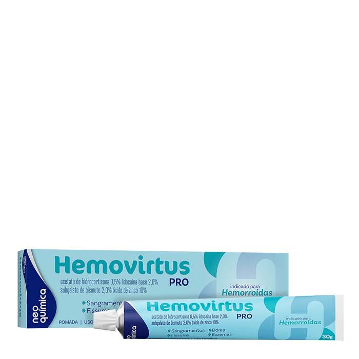 Hemovirtus Pro Neo Química 30g + 10 Aplicadores