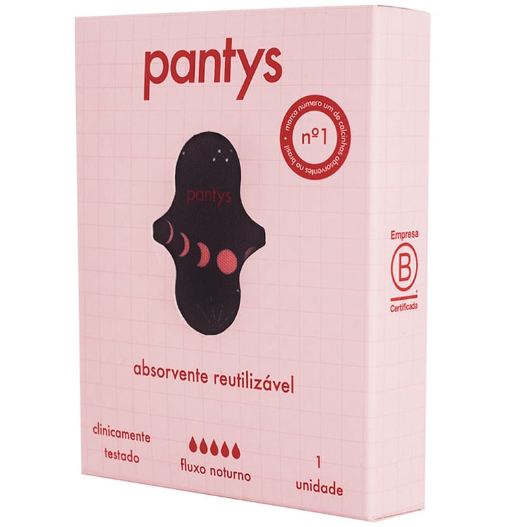 Absorvente Reutilizável Pantys Planets Fluxo Noturno - 1 unidade