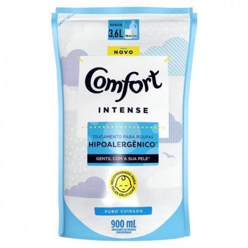 Amaciante De Roupas Comfort Intense Puro Cuidado Refil 900ml