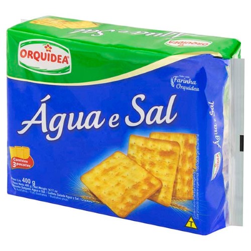 Biscoito Orquidea Água e Sal 400G