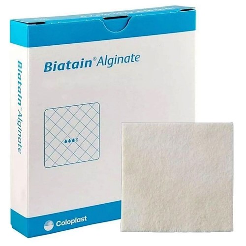 Biatain Curativo De Alginato De Cálcio Coloplast 3710 - 10X10Cm