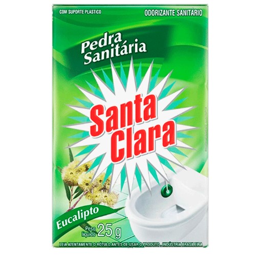 Pedra Sanitária Santa Clara Eucalipto 25g