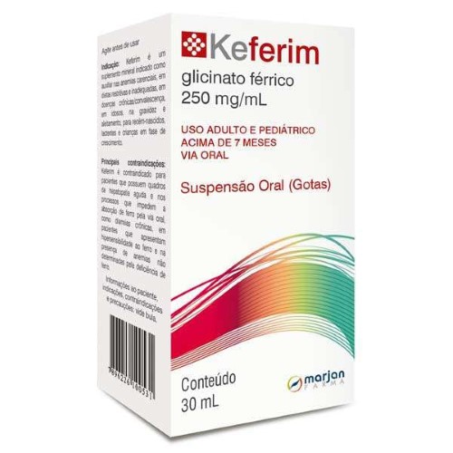 Keferim 250mg/ml Gotas com 30ml