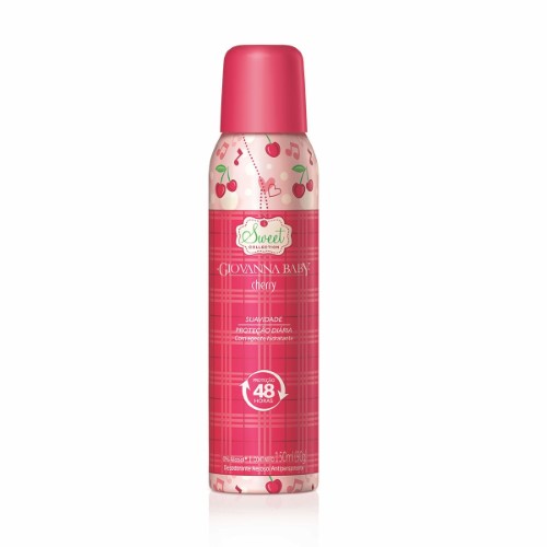 Desodorante Aerosol Giovanna Baby Cherry 150ml