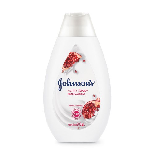 Loção Hidratante Johnson Nutri Spa Renovadora Romã 200ml