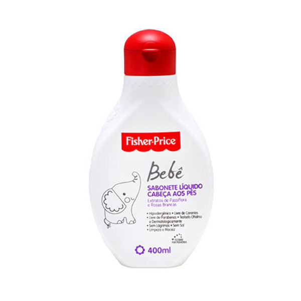 Sabonete Líquido Fisher Price Cabeça Aos Pés 400ml