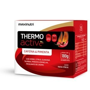 Termogênico Thermo Active Maxinutri Sabor Frutas Cítricas 30 sachês de 6g cada