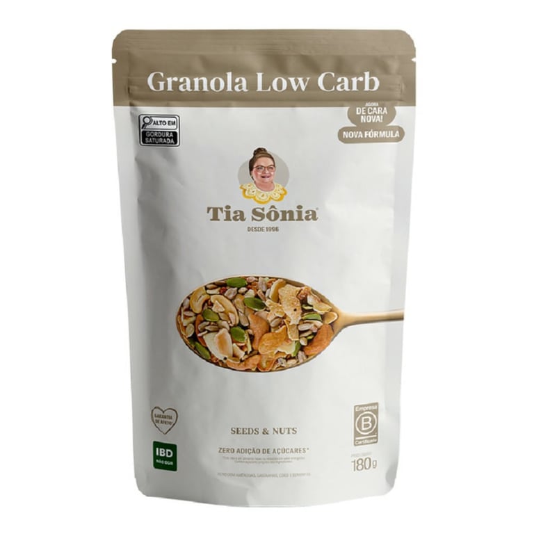 Granola Low Carb Tia Sônia 180g