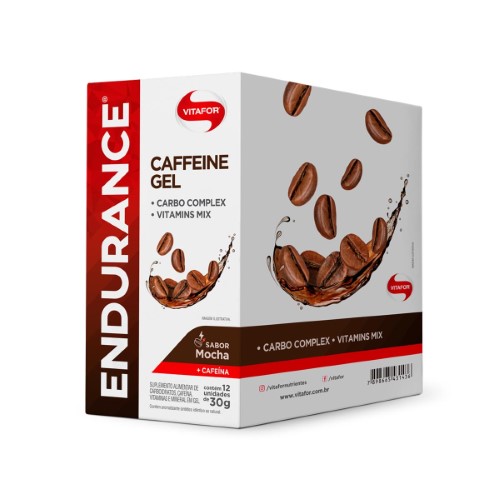 Suplemento Alimentar Vitafor Endurance Mocha 12 Sachês