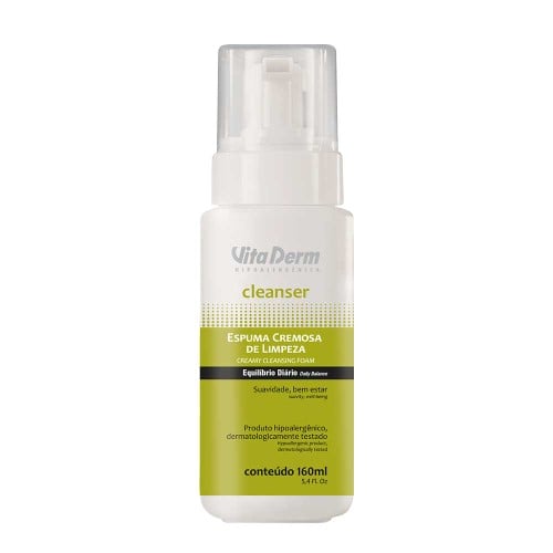 Espuma Cremosa de Limpeza Vita Derm – Cleanser