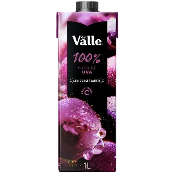 Suco Del Valle Uva 100% 1L