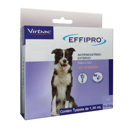 Effipro para Cães entre 10 e 20kg com 1 Pipeta de 1,34ml