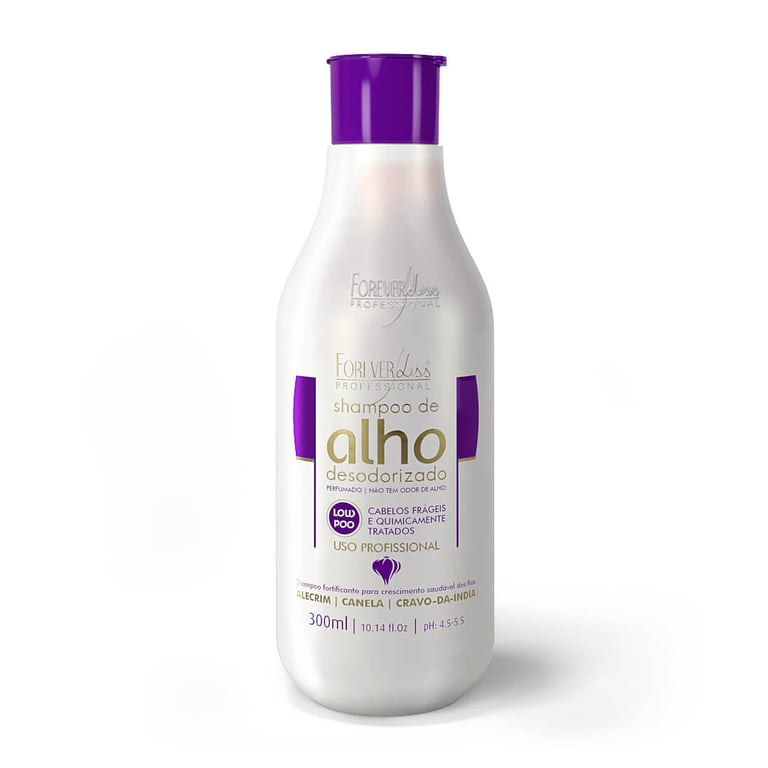 Shampoo De Alho Forever Liss Fortificante 300ml