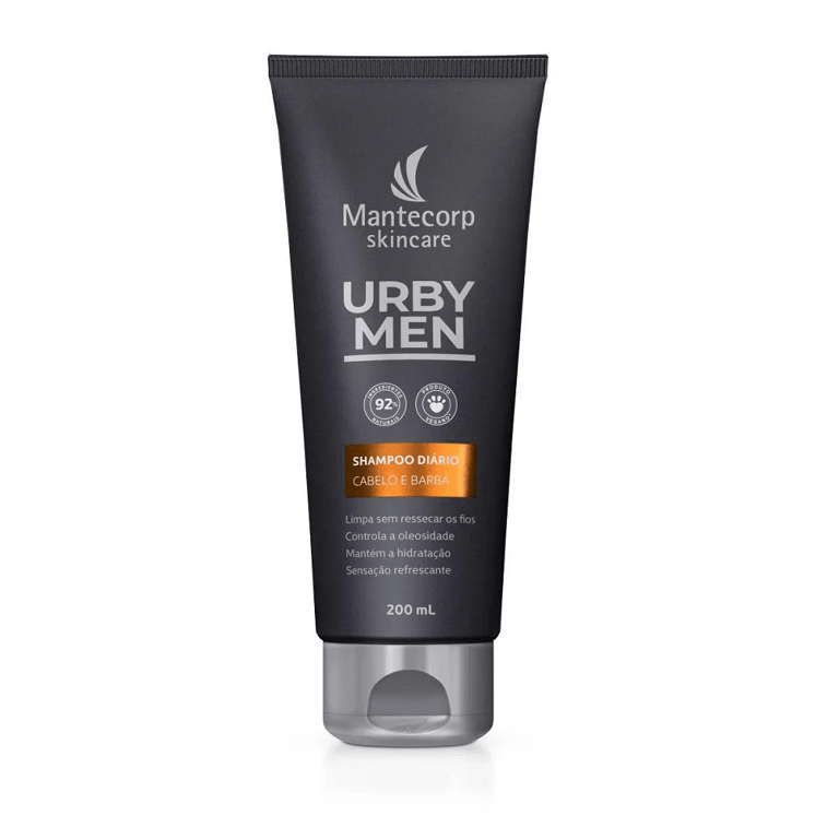 Shampoo Mantecorp Urby Men Cabelo E Barba 200ml