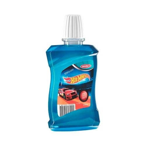 Enxaguante Bucal Infantil Condor Hot Wheels 250ml