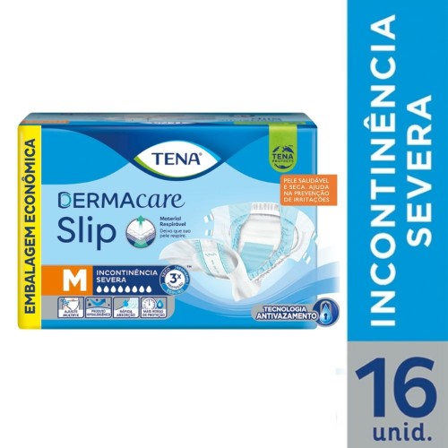 Fralda Geriátrica Tena Dermacare Slip M 16 unidades