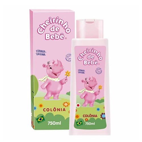 Colônia Cheirinho de bebê Rosa