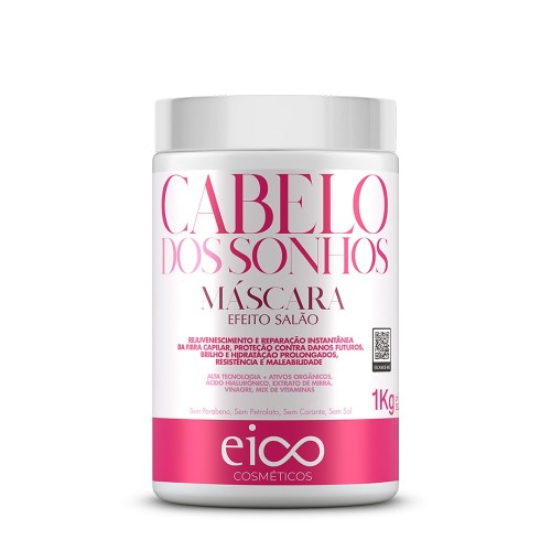 Máscara Capilar Eico Cosméticos Cabelo Dos Sonhos 1Kg