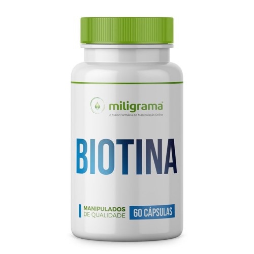 Biotina 5mg 60 Cápsulas