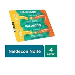 Naldecon Noite com 4 Comprimidos